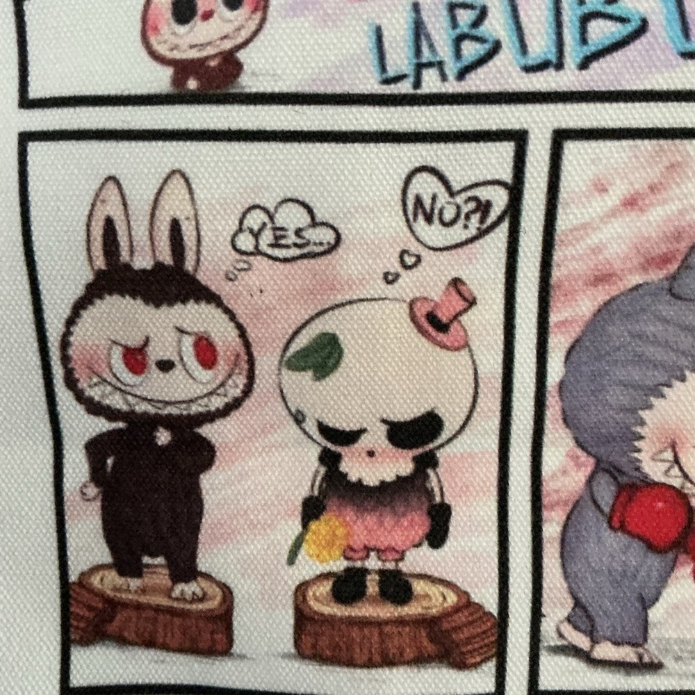 Labubu comic theme tote - Picture 3 of 6